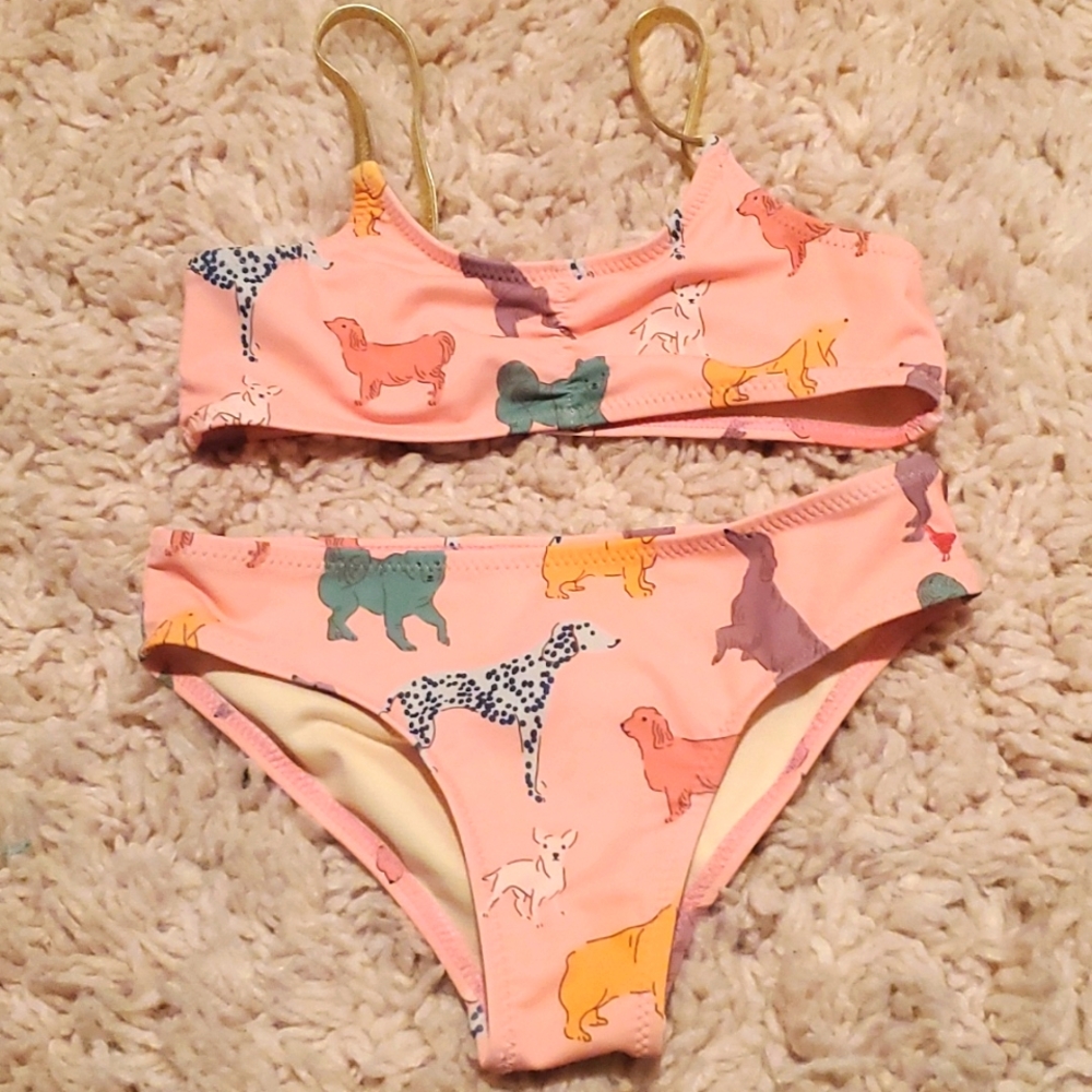 Pink Chicken 8y bikini NWOT